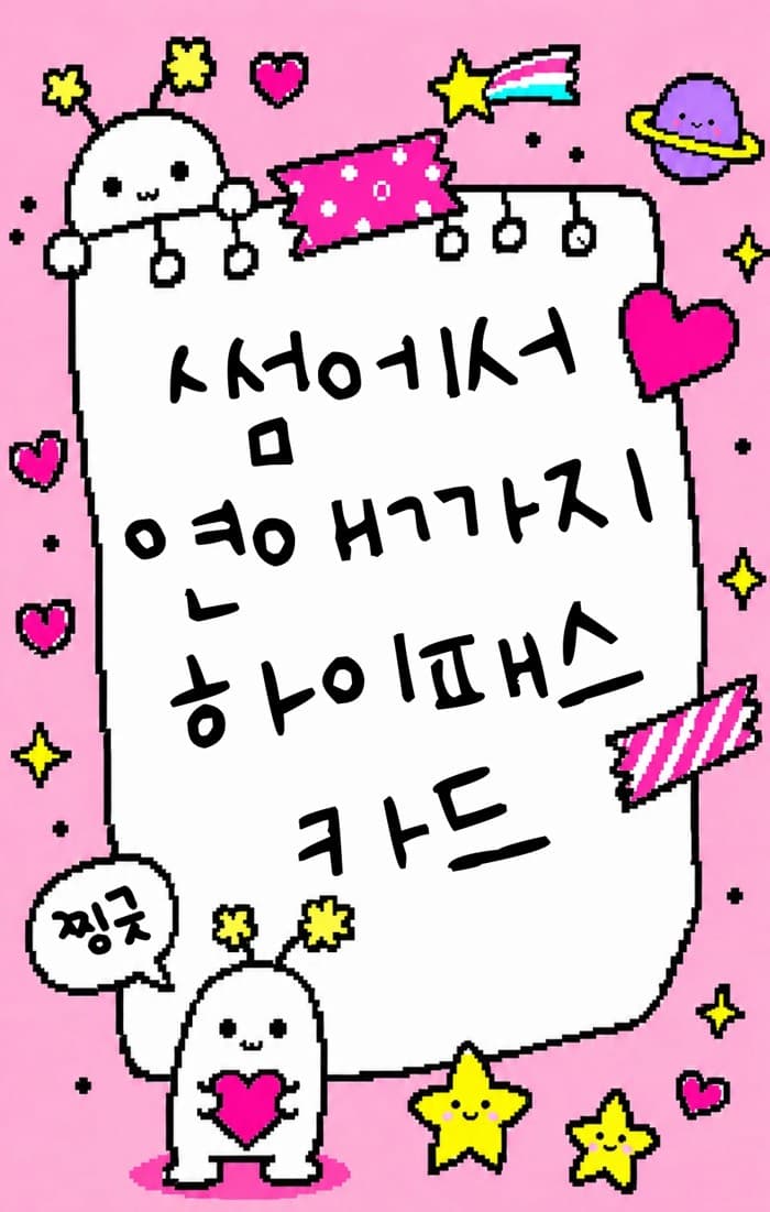 오!운세 부적 카드